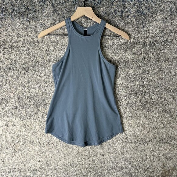 Lululemon Tops - Lululemon Shirt Womens Small Blue Gray Racerback Tank Top Athletic Yoga‎ Workout
